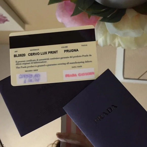 PRADA Fairy bag BL0520 Cervo Lux Print - Picture 15 of 16